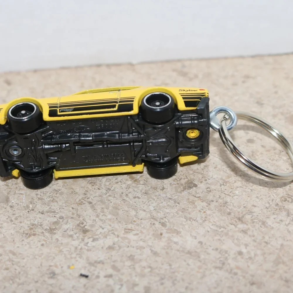Hot Wheels Then and Now Skyline CUSTOM keychain